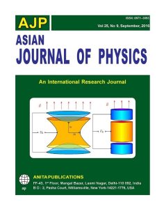 Volume 25 No. 9 - Asian Journal of Physics