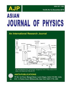 Volume 25 No. 12 - Asian Journal of Physics