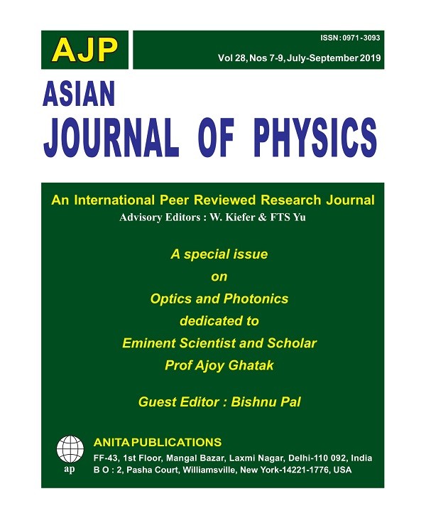 Volume 28 Nos 7-9 - Asian Journal of Physics