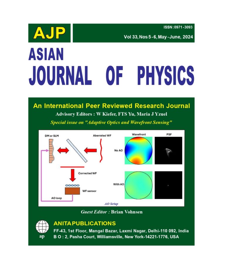 Volume 33 Nos 5-6 - Asian Journal of Physics
