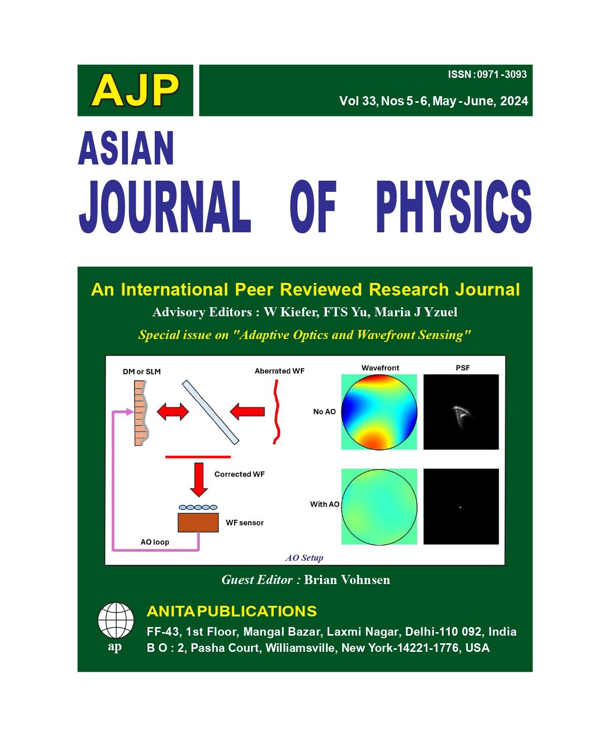 Volume 33 Nos 5-6 - Asian Journal of Physics
